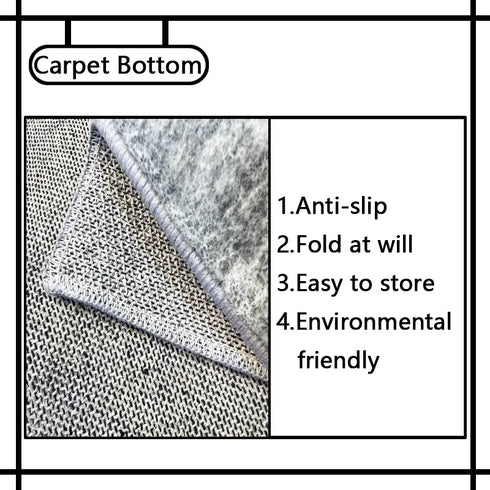 Cute Animal Plush Area Rug for Living Room and Children's Bedroom