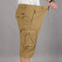 Men's Cropped Shorts Pure Cotton Business Gentleman Casual Work Shorts