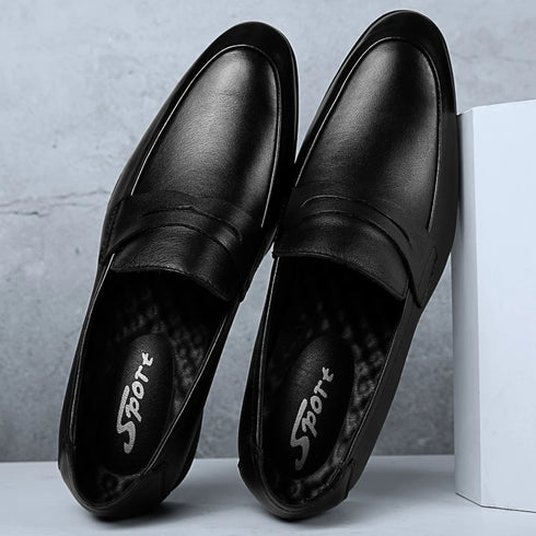 Luxury Handmade Men's Casual Loafer Shoes - Genuine Leather Slip-On Moccasins for Formal and Everyday Occasions
