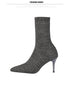Sexy Sock Boots Knitting Stretch High Heels for Women Fashion Shoes Ankle Boots