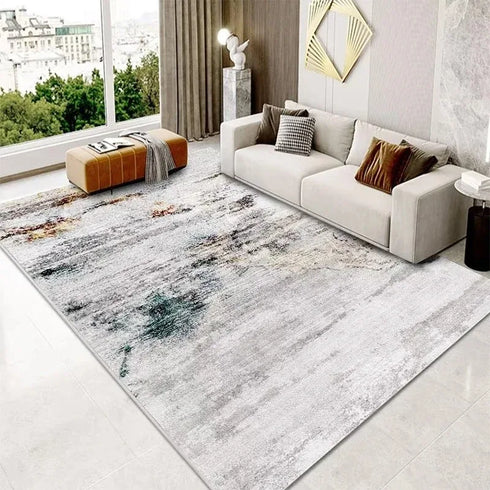 Nordic Modern Wilton Abstract Area Rug for Living Room and Bedroom