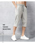 Men's Shorts Summer Breeches Thin Nylon 3/4 Length Trousers Quick Drying Beach Bermuda Board