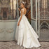 Charming Wedding Dresses A-Line Satin Bridal Gowns Elegant