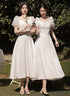 Bridesmaid Dress Floor Length Jersey Gown With Ruched Bow Sweetheart Neckline For Wedding Party Dress