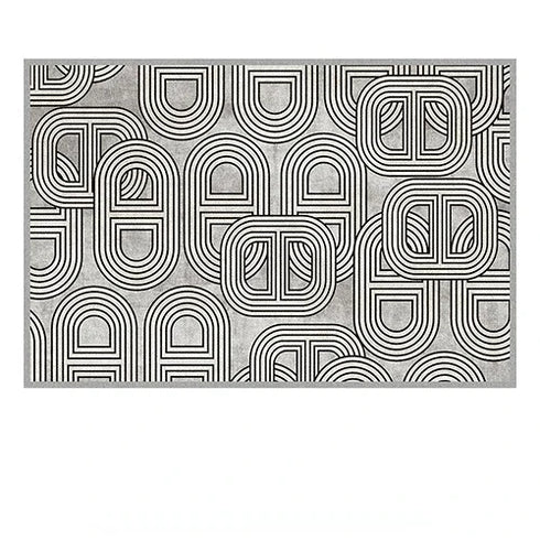 French Style Plush Carpet for Living Room and Bedroom Minimalist Fluffy Rug