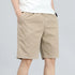 Plus Size Men's Casual Cotton Summer Knee Shorts Sports