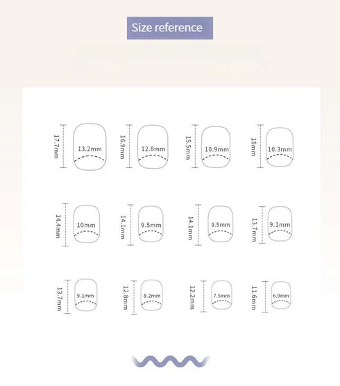 Wearable Detachable Love-Themed Checkerboard Fake Nail Pieces for a Sweetheart Manicure