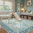 Floral Butterfly Area Rug for Bedroom and Living Room Soft Non-Slip Floor Mat