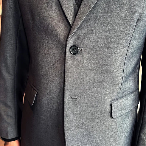 Fashion Business Casual Suit Set for Men with Vest and Trousers for Wedding