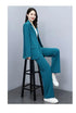 Chic Women's Blazer and Wide Leg Pants 2 Piece Set - Stylish Office Lady Casual Loose Suit Jacket and Trousers Outfit for Spring and Autumn