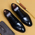 Genuine Cow Leather Brogue Oxford Shoes for Men Vintage Handmade Casual Flats