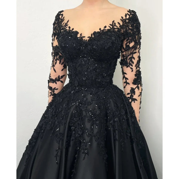 Customized Embroidered Lace Evening Dresses for Special Occasions