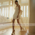 Short Wedding Dress Column Big Bow Civil Gowns Mini Bridal