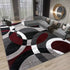Geometric Circle Area Rug for Living Room Decor and Bedroom Use