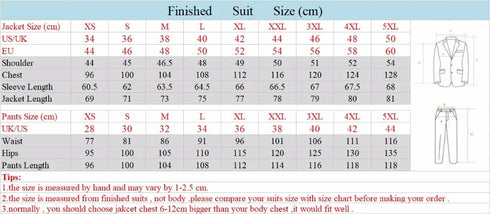 Men's Slim Fit Single Breasted Suit for Wedding and Formal Party Wear