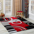 Geometric Circle Area Rug for Living Room Decor and Bedroom Use
