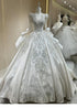 Luxurious Wedding Gown For Women Customized Satin Design