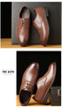 Men Breathable Leather Shoes Soft Sole Business Casual Footwear