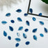 50pcs 3D Kawaii Colorful Leaf Nail Art Charms - Mixed Resin Nail Decorations and Acrylic Rhinestones for DIY Manicure Accessories and Press-On Nails
