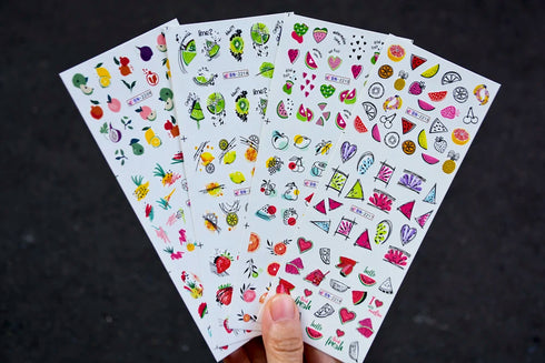 12 Floral Patterns Summer Nail Water Decals - Daffodils, Lilies, and Tulips for Stunning Nail Art Transfers and DIY Manicure Accessories