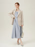 Elegant Women's Blazer Suit Jacket Set for Office Ladies - Formal Vest and Skirt Ensemble for Spring/Summer 24FS11075