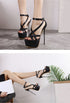 Sexy Platform Sandals Women Strappy Thin High Heels