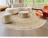Modern Art Round Carpet Fluffy Soft Spiral Stripes Rug for Living Room and Bedroom
