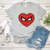 Funny Amazing Spider Heart Shirt Retro 90s Shirt Vintage Superhero Shirts Unisex T-shirt Family Birthday Gift MCU Fans Gift
