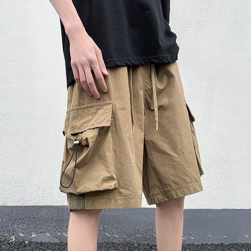 High Street Cargo Shorts For Men Casual Hip Hop Bermuda