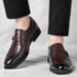 Leather Breathable Men's Casual Shoes Slip-On Loafers for Spring and Autumn