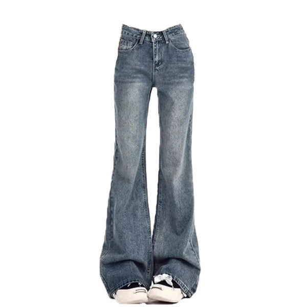 Flare Jeans For Women High Waist Bell Bottom Denim Pants Vintage Inspired Casual