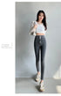 Women's High Waist Stretch Jeans - Fashionable Slim Denim Pants