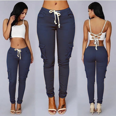 Elastic Sexy Skinny Pencil Jeans For Women Y2K Streetwear Denim Pants