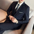Fashion Business Casual Suit Set for Men with Vest and Trousers for Wedding