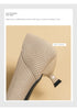 Stylish Women's Pointed Toe Slip-On Flat Pumps for Casual Spring and Autumn Wear