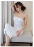 Summer Ice Silk Open Back Dress For Formal Occasions