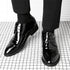 Elevator Dress Shoes for Men Patent Leather Heighten Formal Oxfords
