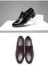 Stylish Men's Oxford Dress Shoes - Formal Round Toe Business and Wedding Loafers for Every Occasion, Comfortable and Breathable Fashion Footwear