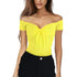 2024 euro-n spring and summer lady pure color V-neck elegant beach party slim T-shirt
