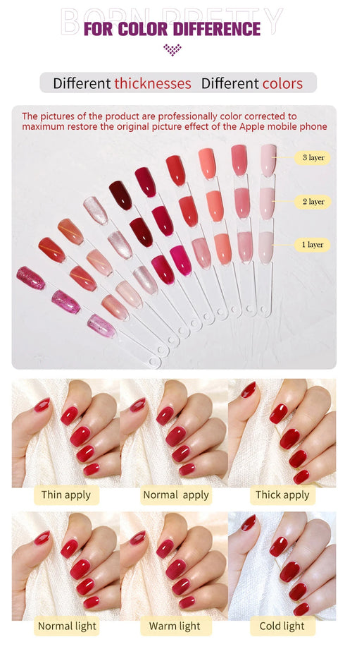 225g Camouflage Color Soak Off Nail Gel Polish - Quick Extension UV LED Nail Polish for Stunning Manicures