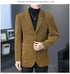 Men's Fashion Business Casual Blazer Simple Elite Party Suit
