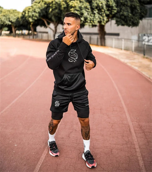 Summer Mesh Sports Shorts Men 2 In 1 Jogging Running Gym Fitness