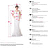 Backless Lace Wedding Dress A-Line Long Sleeve With Ruched Train Custom Made Bridal Gown