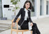 Elegant Long Sleeve One Button Business Suit for Women - Stylish Office Lady Attire for Formal Events and Professional Settings