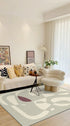 Geometric Irregular Lines Large Area Living Room Carpet Soft Fluffy Bedroom Rug Modern Home Decoration