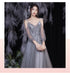 Off Shoulder Lace Illusion A Line Dress Floor Length Glitter Tulle Bow Bridesmaid Dress