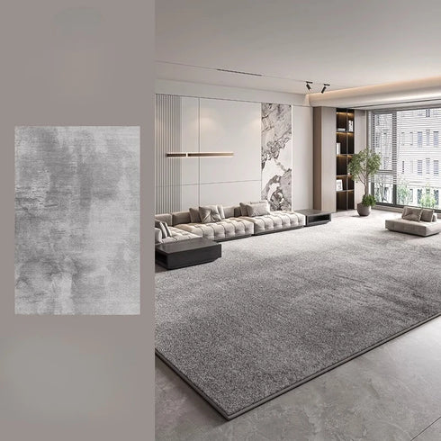 Modern Style Plush Carpet Large Area Rug Thick Washable Lounge Floor Mat Fluffy Soft Home Decor