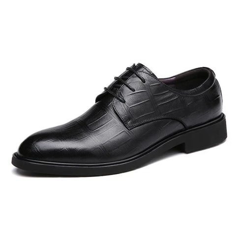 Groom Standard Dance Dress Shoes for Men Stylish Leather Casual Heels