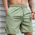 Lightweight Quick-Drying Men's Fitness Shorts with Drawstring and Pockets