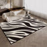 Luxury Living Room Decoration Black White Carpet French Style Area Rug Anti-slip Floor Mat